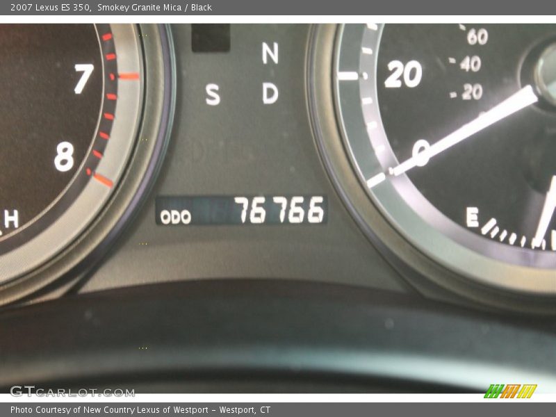 Smokey Granite Mica / Black 2007 Lexus ES 350
