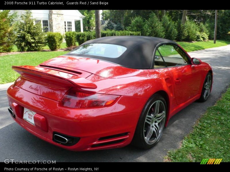 Guards Red / Sand Beige 2008 Porsche 911 Turbo Cabriolet