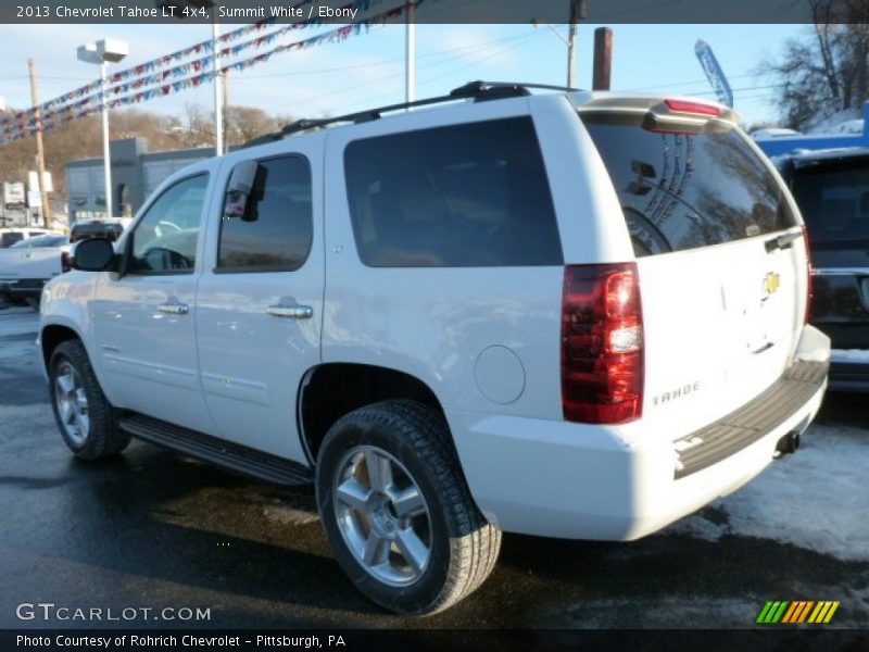 Summit White / Ebony 2013 Chevrolet Tahoe LT 4x4