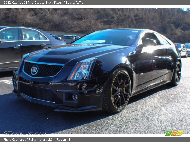 Black Raven / Ebony/Saffron 2012 Cadillac CTS -V Coupe