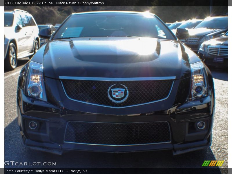Black Raven / Ebony/Saffron 2012 Cadillac CTS -V Coupe