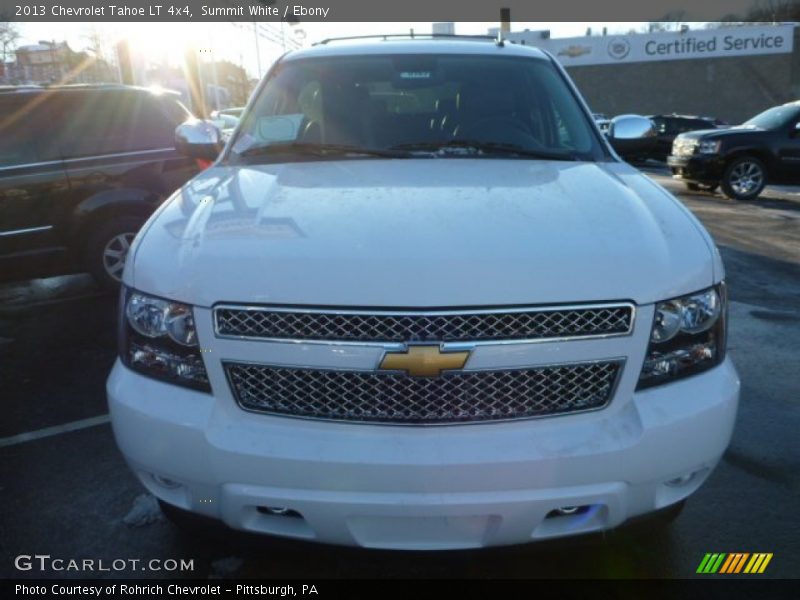 Summit White / Ebony 2013 Chevrolet Tahoe LT 4x4