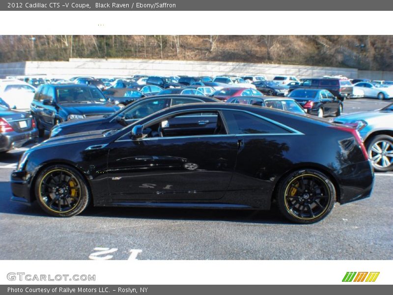 Black Raven / Ebony/Saffron 2012 Cadillac CTS -V Coupe