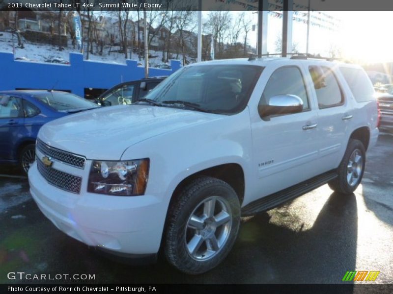 Summit White / Ebony 2013 Chevrolet Tahoe LT 4x4