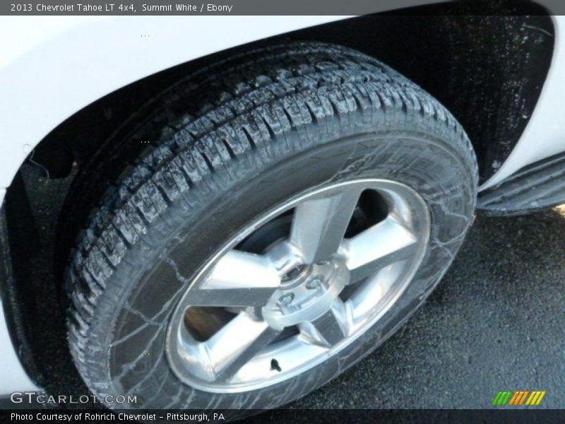 Summit White / Ebony 2013 Chevrolet Tahoe LT 4x4
