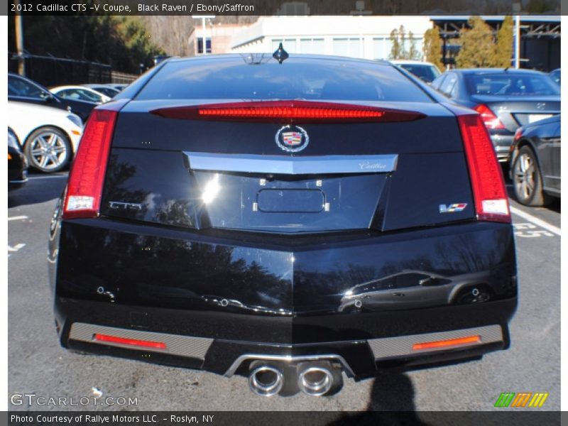 Black Raven / Ebony/Saffron 2012 Cadillac CTS -V Coupe