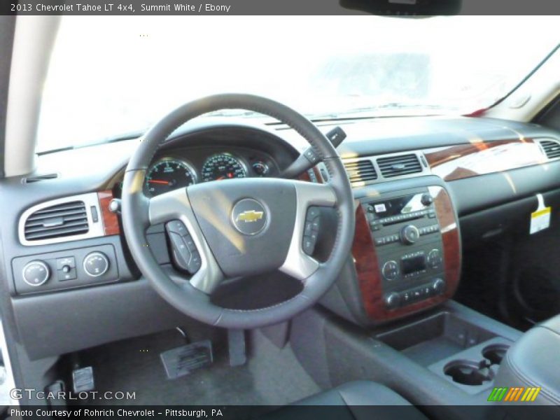 Summit White / Ebony 2013 Chevrolet Tahoe LT 4x4