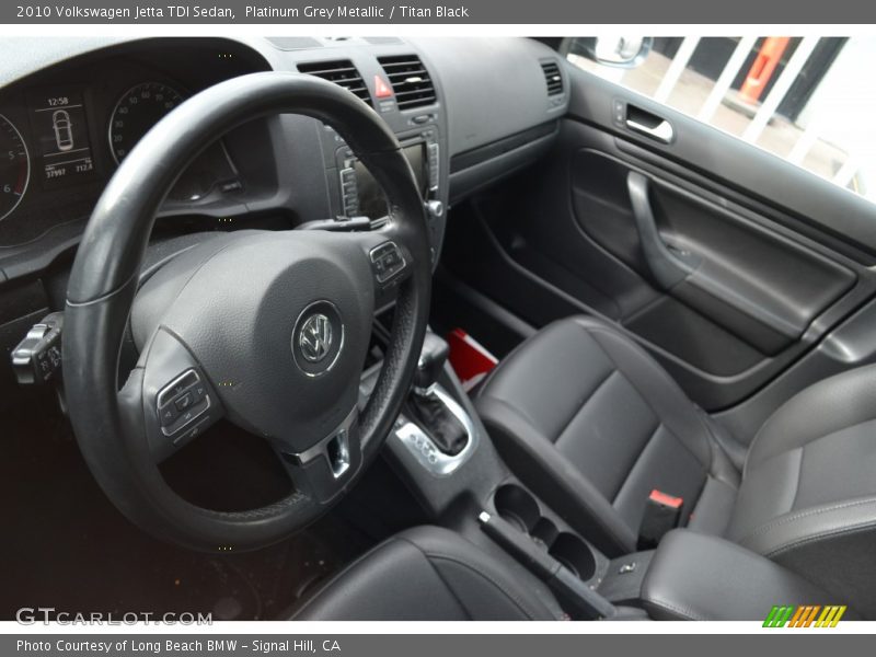 Platinum Grey Metallic / Titan Black 2010 Volkswagen Jetta TDI Sedan