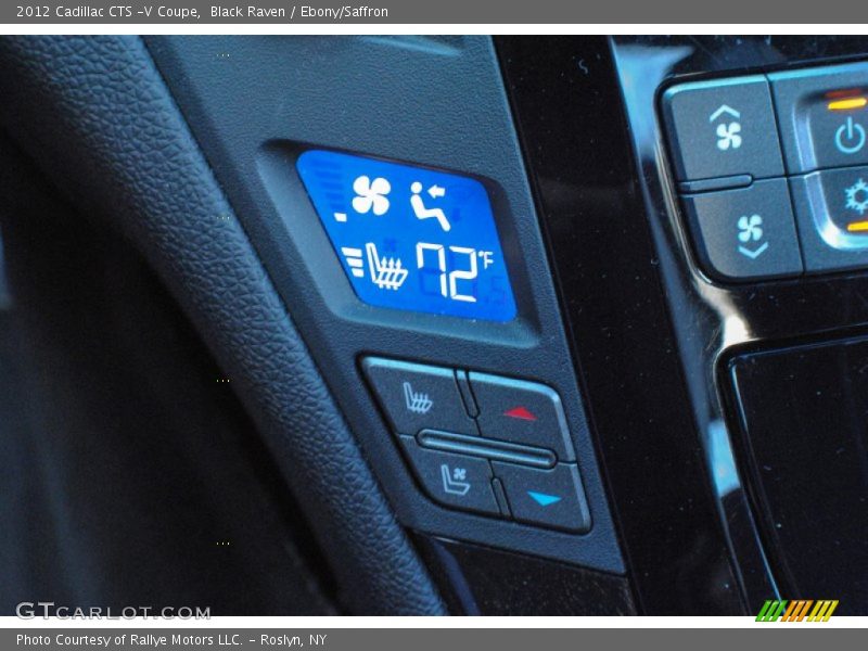 Black Raven / Ebony/Saffron 2012 Cadillac CTS -V Coupe
