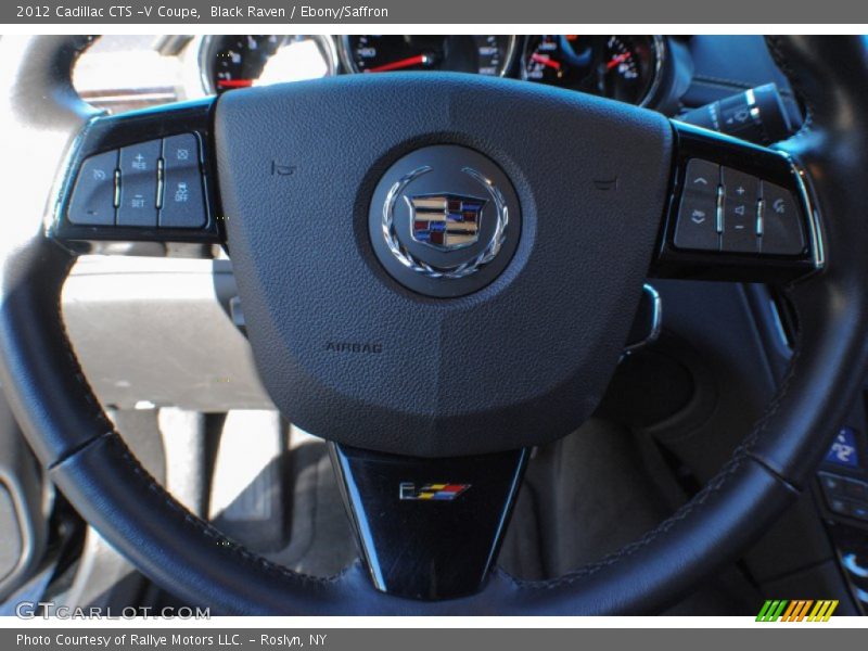 Black Raven / Ebony/Saffron 2012 Cadillac CTS -V Coupe