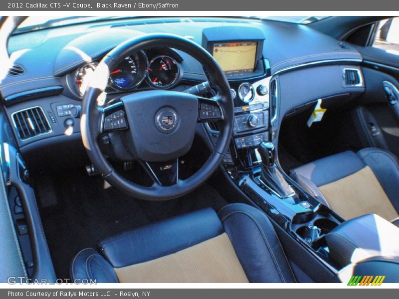 Ebony/Saffron Interior - 2012 CTS -V Coupe 