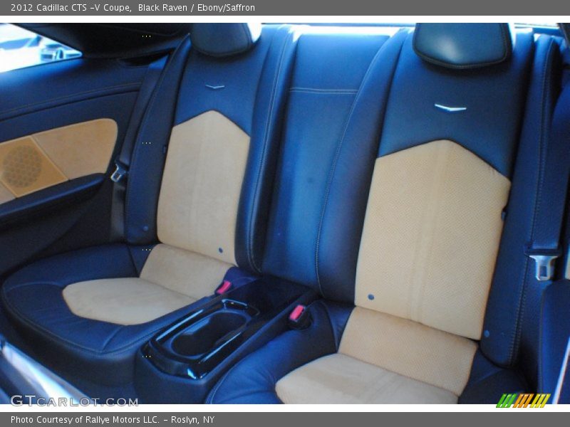 Rear Seat of 2012 CTS -V Coupe