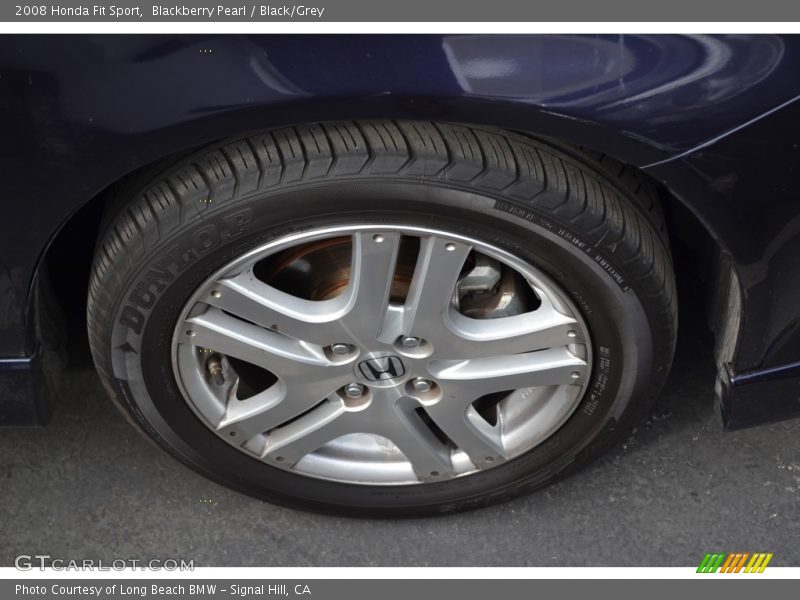 Blackberry Pearl / Black/Grey 2008 Honda Fit Sport