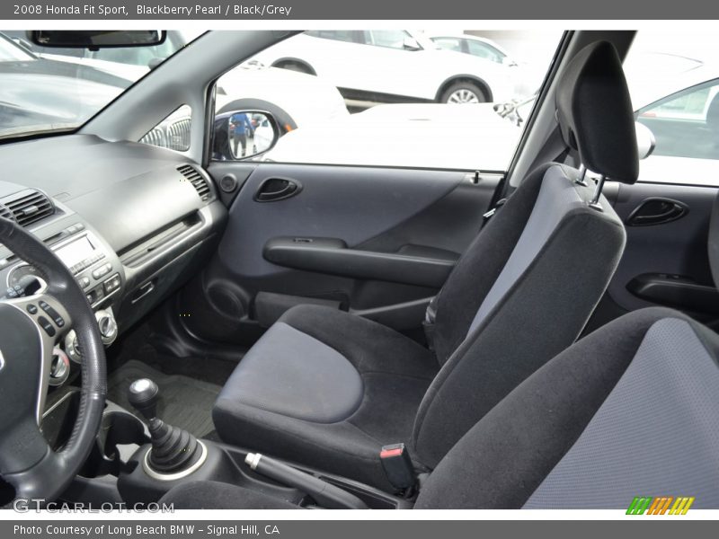 Blackberry Pearl / Black/Grey 2008 Honda Fit Sport