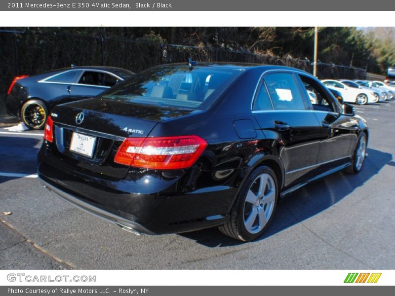Black / Black 2011 Mercedes-Benz E 350 4Matic Sedan