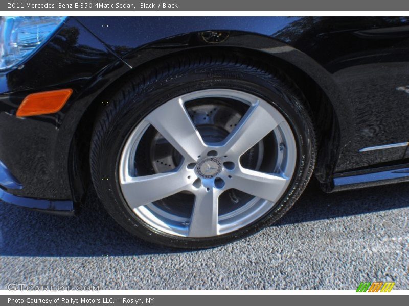 Black / Black 2011 Mercedes-Benz E 350 4Matic Sedan