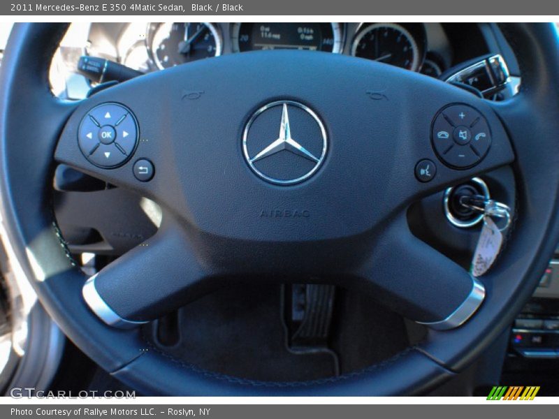 Black / Black 2011 Mercedes-Benz E 350 4Matic Sedan
