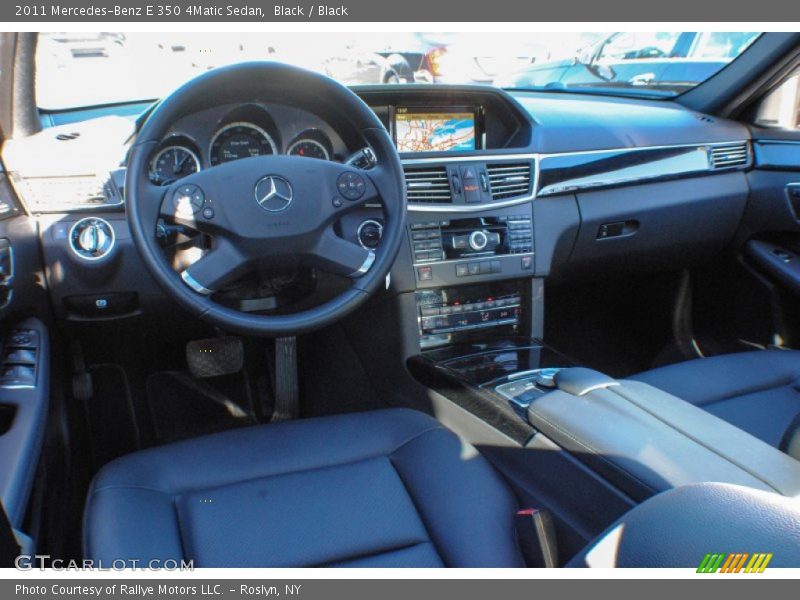 Black / Black 2011 Mercedes-Benz E 350 4Matic Sedan