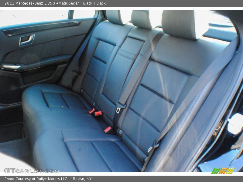 Black / Black 2011 Mercedes-Benz E 350 4Matic Sedan