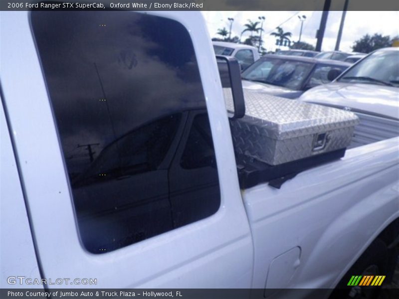 Oxford White / Ebony Black/Red 2006 Ford Ranger STX SuperCab