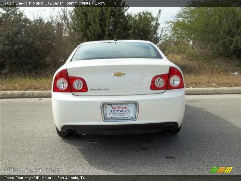 Summit White / Ebony 2010 Chevrolet Malibu LTZ Sedan
