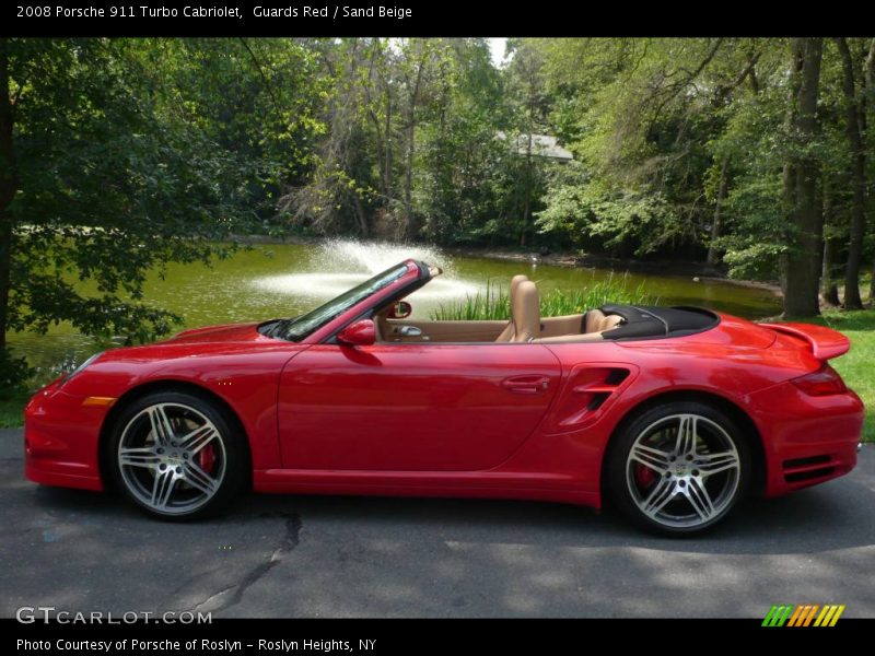 Guards Red / Sand Beige 2008 Porsche 911 Turbo Cabriolet