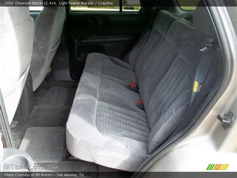Rear Seat of 2002 Blazer LS 4x4