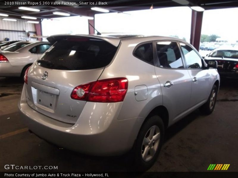 Silver Ice / Black 2010 Nissan Rogue S 360 Value Package