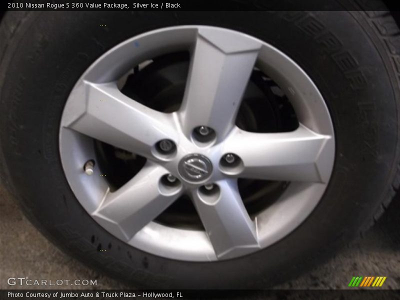 Silver Ice / Black 2010 Nissan Rogue S 360 Value Package