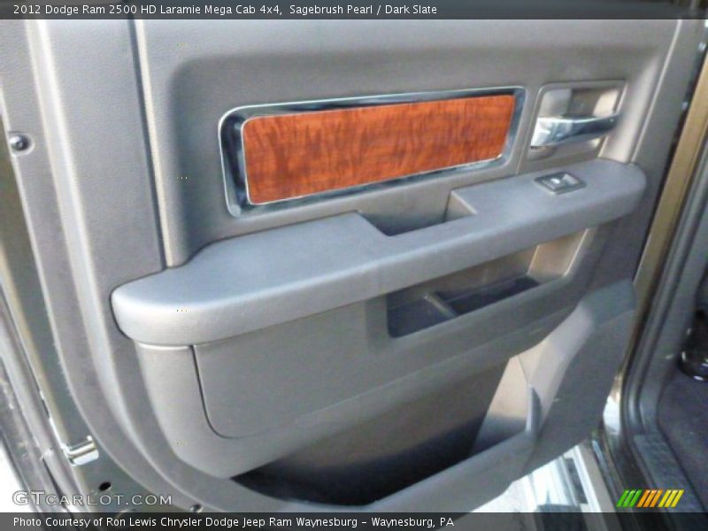 Sagebrush Pearl / Dark Slate 2012 Dodge Ram 2500 HD Laramie Mega Cab 4x4