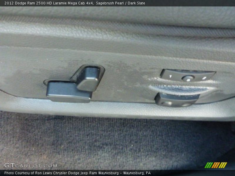 Sagebrush Pearl / Dark Slate 2012 Dodge Ram 2500 HD Laramie Mega Cab 4x4