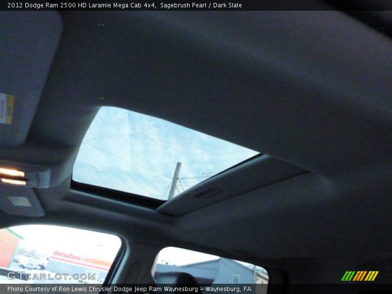 Sagebrush Pearl / Dark Slate 2012 Dodge Ram 2500 HD Laramie Mega Cab 4x4