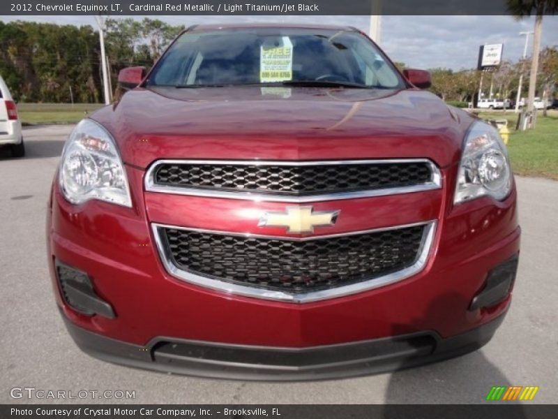 Cardinal Red Metallic / Light Titanium/Jet Black 2012 Chevrolet Equinox LT
