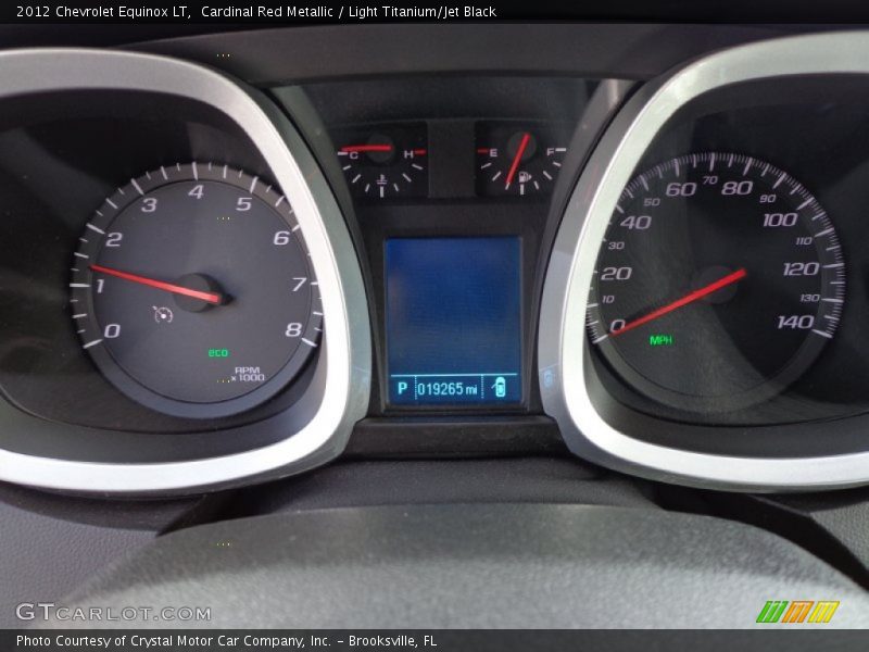 Cardinal Red Metallic / Light Titanium/Jet Black 2012 Chevrolet Equinox LT