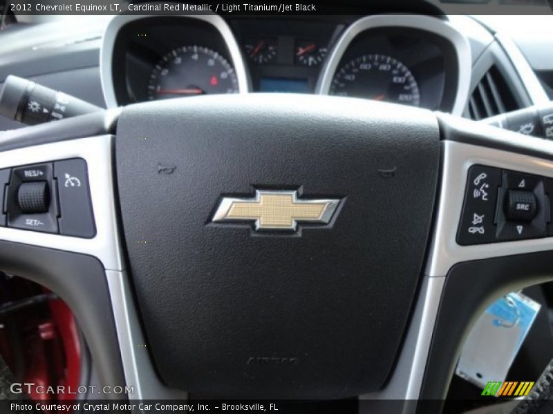 Cardinal Red Metallic / Light Titanium/Jet Black 2012 Chevrolet Equinox LT