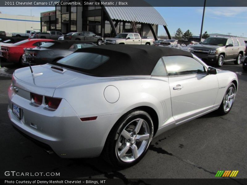 Silver Ice Metallic / Black 2011 Chevrolet Camaro LT/RS Convertible