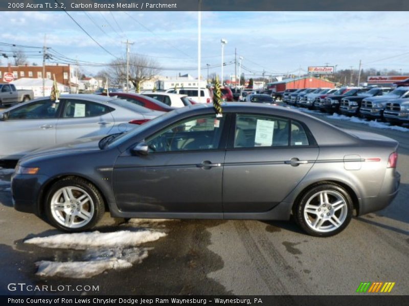 Carbon Bronze Metallic / Parchment 2008 Acura TL 3.2