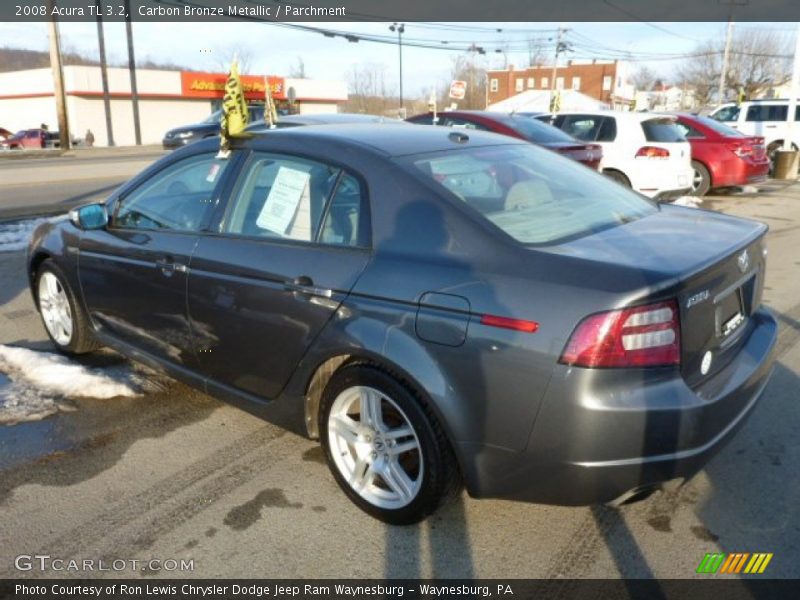 Carbon Bronze Metallic / Parchment 2008 Acura TL 3.2