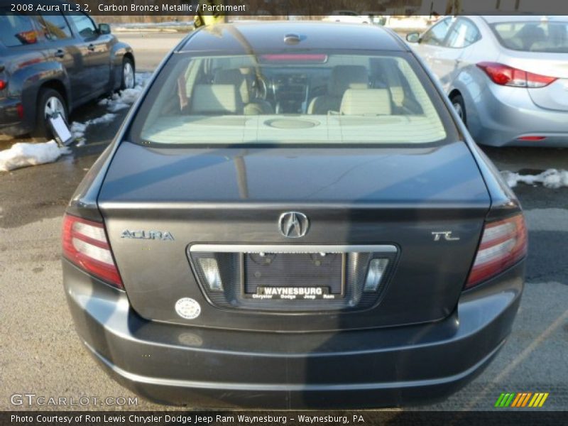 Carbon Bronze Metallic / Parchment 2008 Acura TL 3.2