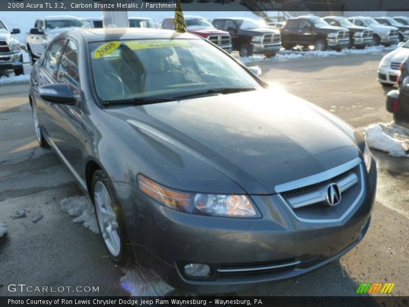 Carbon Bronze Metallic / Parchment 2008 Acura TL 3.2