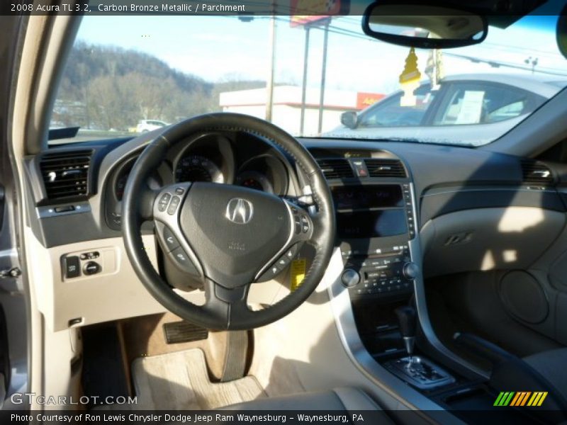 Carbon Bronze Metallic / Parchment 2008 Acura TL 3.2