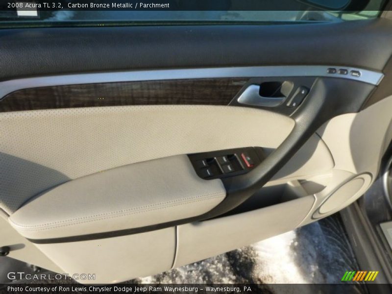 Carbon Bronze Metallic / Parchment 2008 Acura TL 3.2