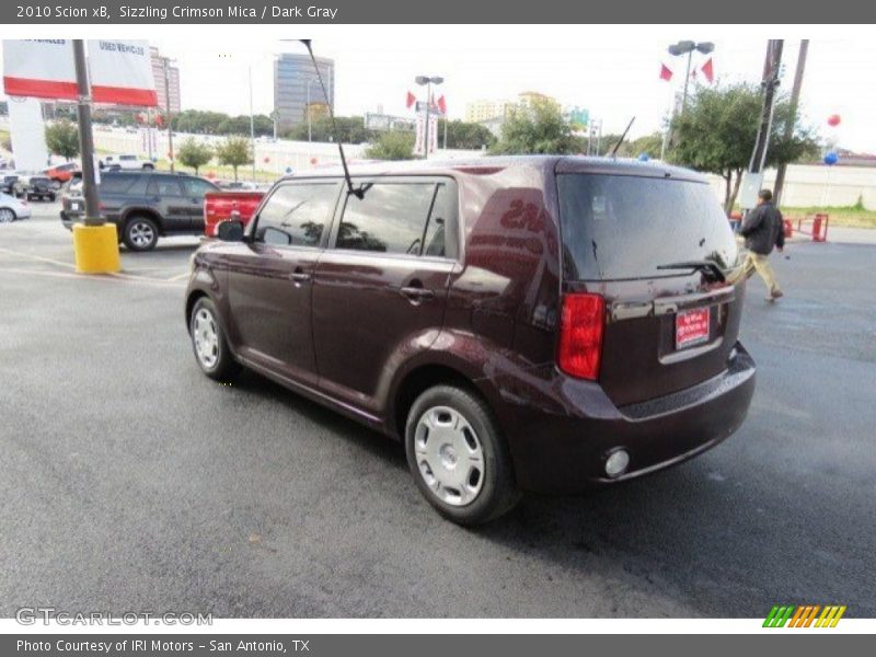 Sizzling Crimson Mica / Dark Gray 2010 Scion xB