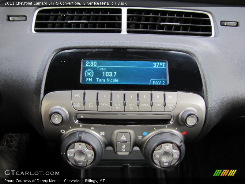 Silver Ice Metallic / Black 2011 Chevrolet Camaro LT/RS Convertible