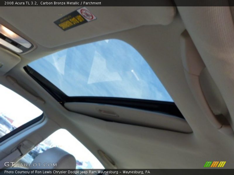 Carbon Bronze Metallic / Parchment 2008 Acura TL 3.2