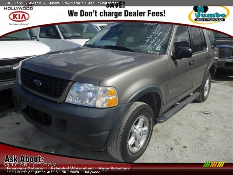 Mineral Grey Metallic / Medium Parchment 2005 Ford Explorer XLS