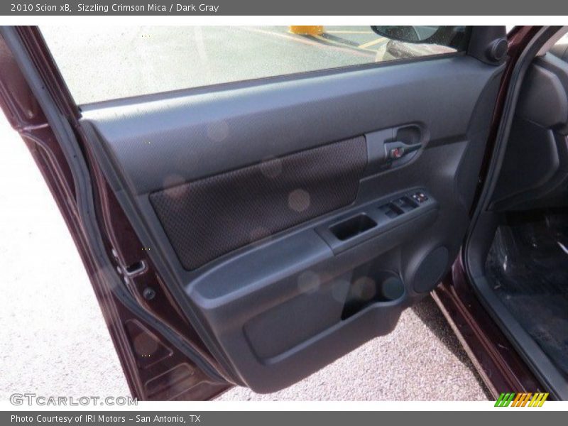 Sizzling Crimson Mica / Dark Gray 2010 Scion xB