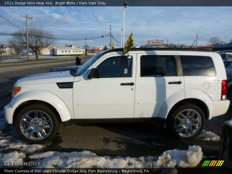 Bright White / Dark Slate Gray 2011 Dodge Nitro Heat 4x4