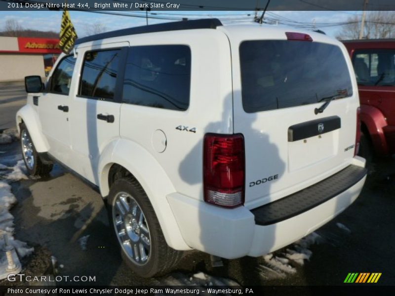 Bright White / Dark Slate Gray 2011 Dodge Nitro Heat 4x4