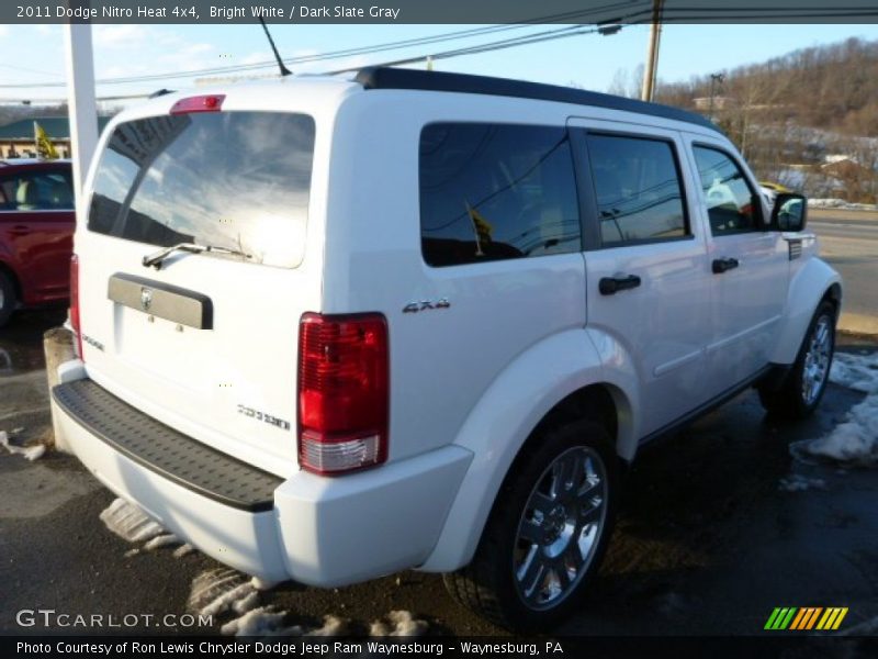 Bright White / Dark Slate Gray 2011 Dodge Nitro Heat 4x4